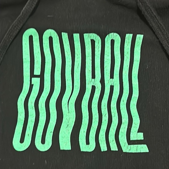 Independent Trading Company Men’s Black Hoodie With Green Writing, Size S - Picture 2 of 5